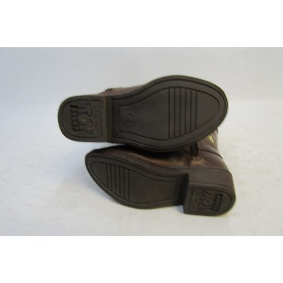 Disney Toy Story Woody Toddler Size 8 Brown Zip Cowboy Western Boots - Picture 9 of 11